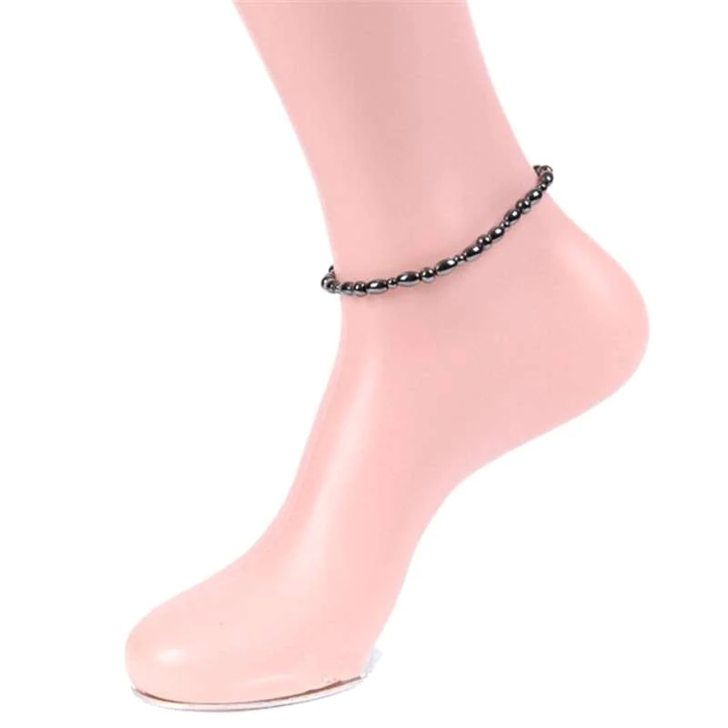 

3 Pcs Magnetic Slimming Anklet Black Weight Loss Healthy Therapy Anklet SN-Hot