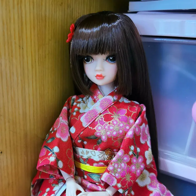 BJD SD 1/3 1/4 1/6 1/8 1/12 60 см ночное Лори куклы длинные прямые волосы парик высокой