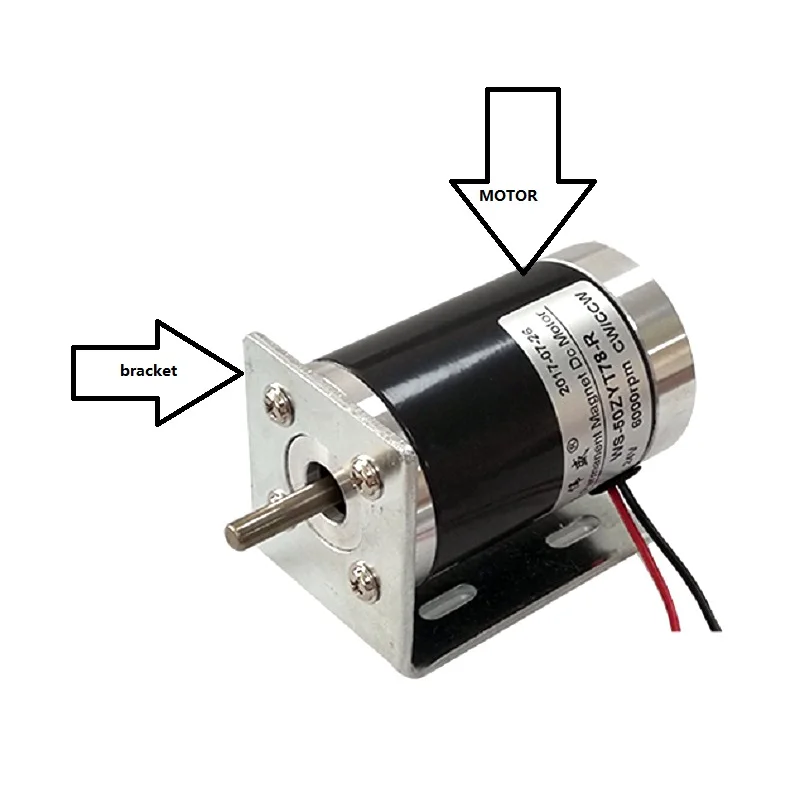 

Двигатель постоянного тока WS-50ZYT78-R 12V/24V