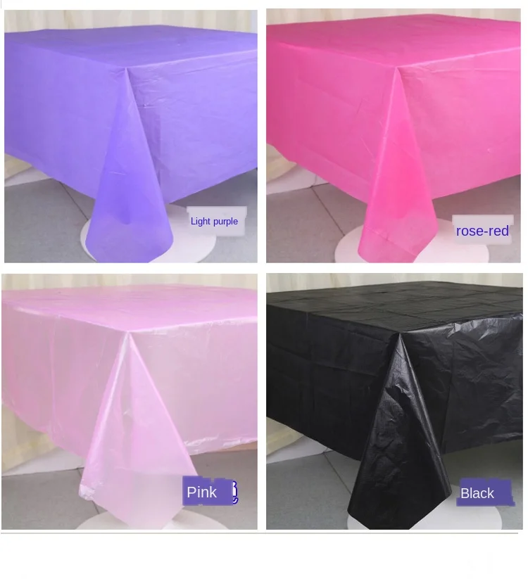 Экологичная одноразовая скатерть Тонкая Пластиковая вечерние ринки свадьбы