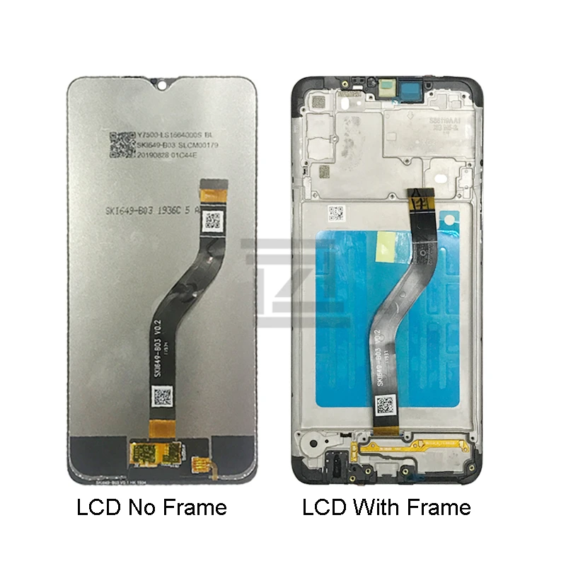 Для samsung Galaxy A20s lcd A207 кодирующий преобразователь сенсорного экрана в сборе+ рамка SM-A207F/DS A207U