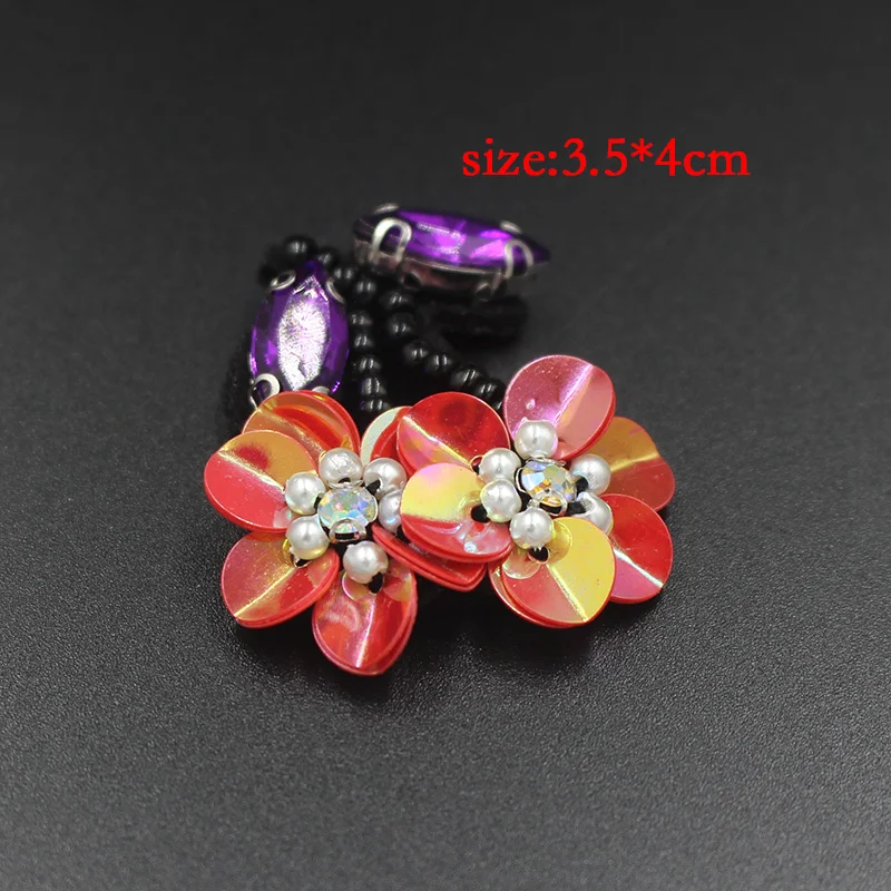 Корейская распродажа тканевая нашивка из бисера маленькие тканевые наклейки