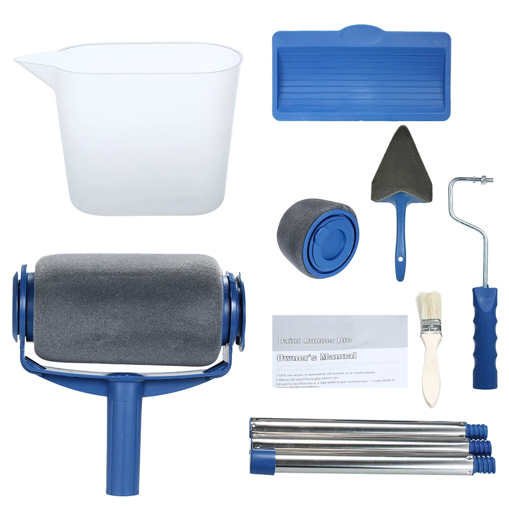 5/8 шт. Краски Runner Pro роликовая щетка инструменты ролик набор с барабанные палочки