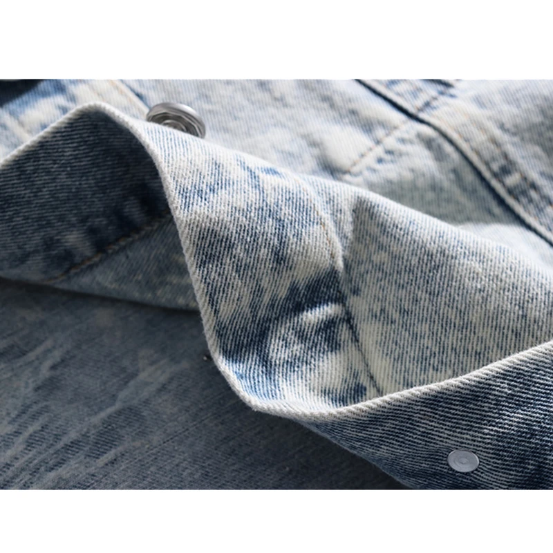 Новинка весны 2020 свободная джинсовая куртка Женская Корейская однобортная с