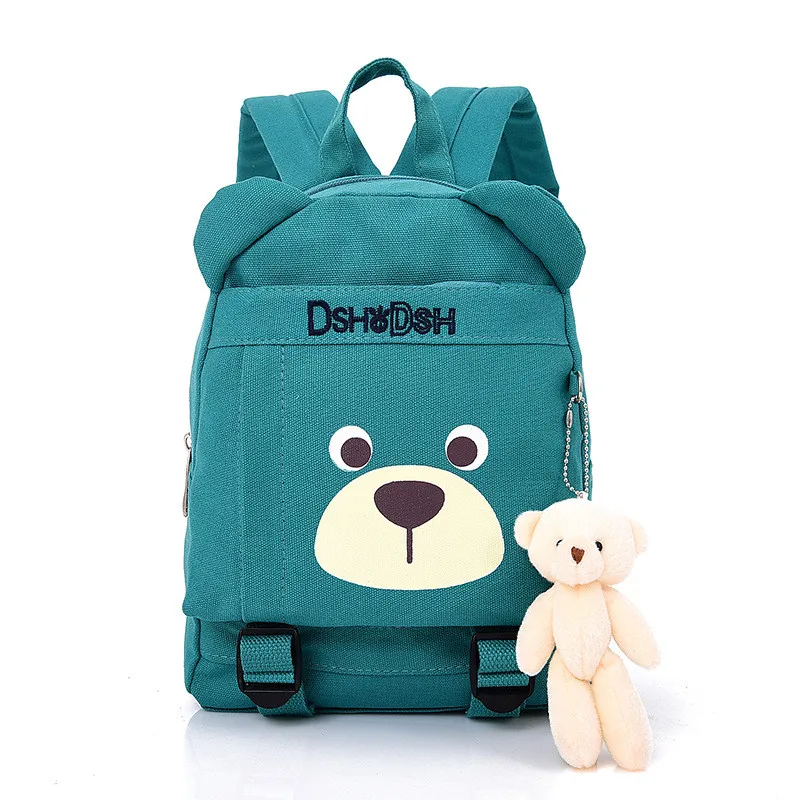 Рюкзак для мальчиков и девочек, школьный рюкзак с изображением медведя из мультфильма, рюкзак для книг, 2021