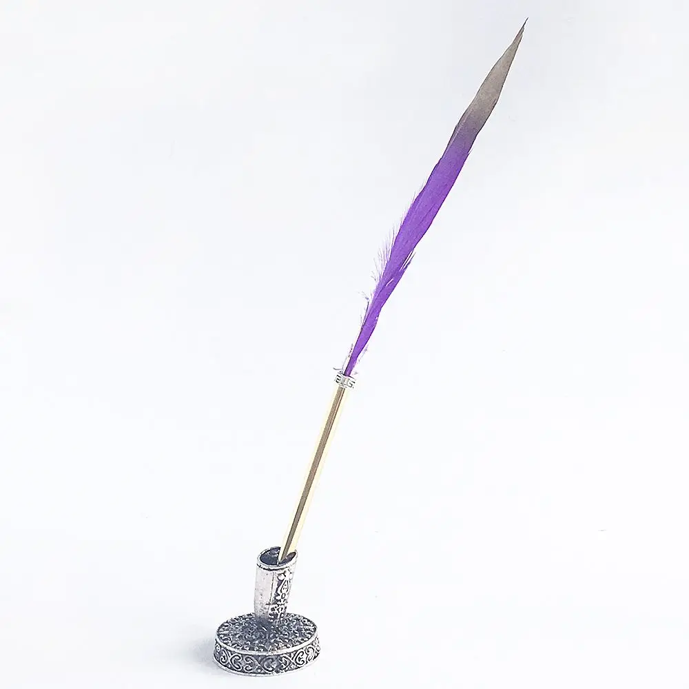 Креативный дизайн с резными узорами держатель для ручки металлический