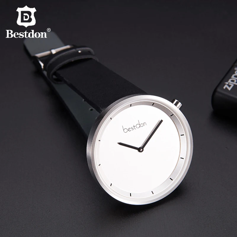 Bestdon минималистские мужские фотообои Водонепроницаемые кожаные ремешки для