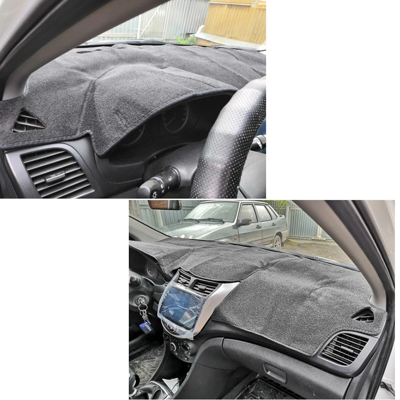 

Dashmat Dash Cover for Hyundai Accent Solaris Verna 2012-2017 LHD Dashboard Pad Cover Car Accessories