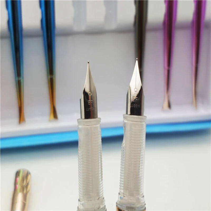 1 шт. милый градиент 0 38 мм авторучка каваи акула форма для письма школы офисные