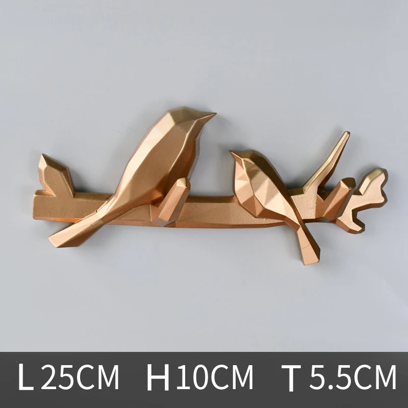 Настенная вешалка для одежды в гостиную креативный дизайн виде птицы крючок