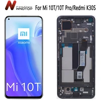 6 67 for xiaomi mi 10t lcd display m2007j3sy touch screen digitizer assembly for mi 10t pro lcd for redmi k30s m2007j3sc lcd
