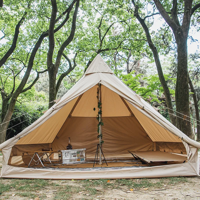 Палатка Naturehike Lang на 3 4 человек утепленная дышащая хлопковая палатка для отдыха