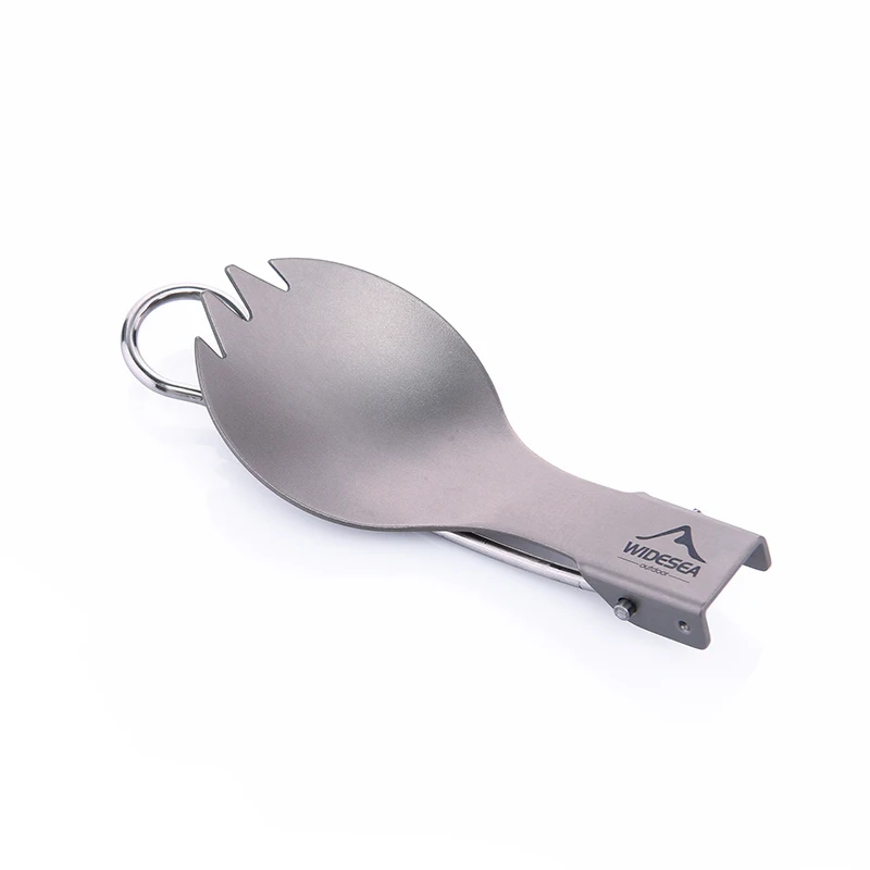 Widesea походная посуда титановый набор ложка и вилка Столовые приборы для пикника