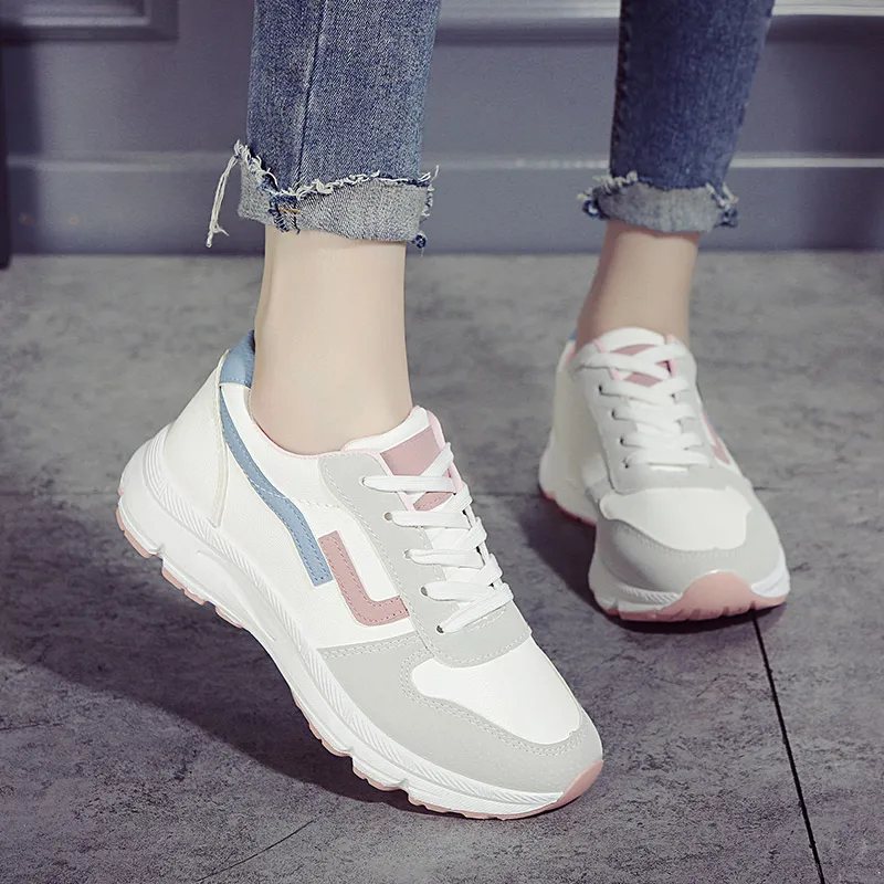Женские кроссовки для бега новинка весны 2019 женские модная дышащая обувь из