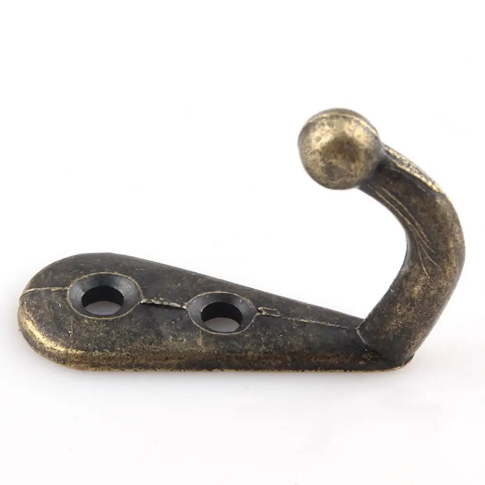 Античные бронзовые настенные крючки 10 шт. Классическая вешалка для шкафа