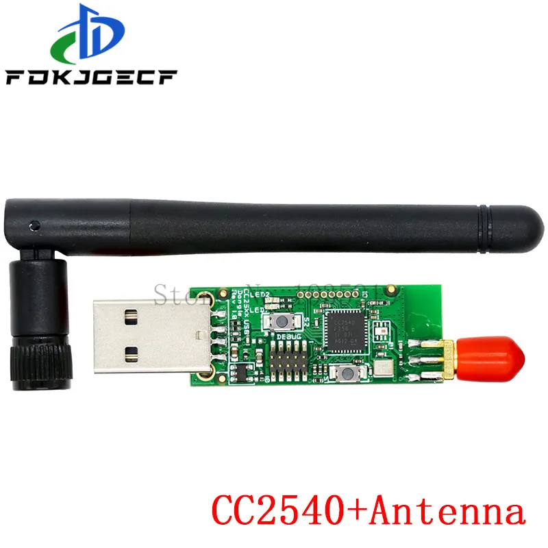 Эмулятор Zigbee USB-программатор CC2540 CC2531 Sniffer с антенной разъем для модуля Bluetooth