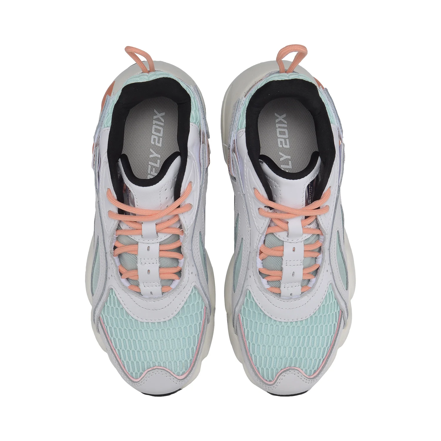 Женские стильные кожаные кроссовки Li-Ning с подкладкой в виде бабочки спортивная