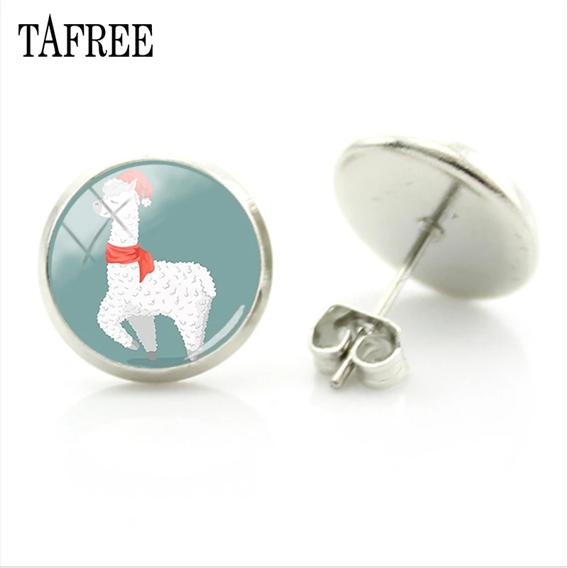 TAFREE trendy no prob llama earrings stainless steel 2020 new womens lovely Alpaca jewellerys environmental protection NT235 | Украшения и