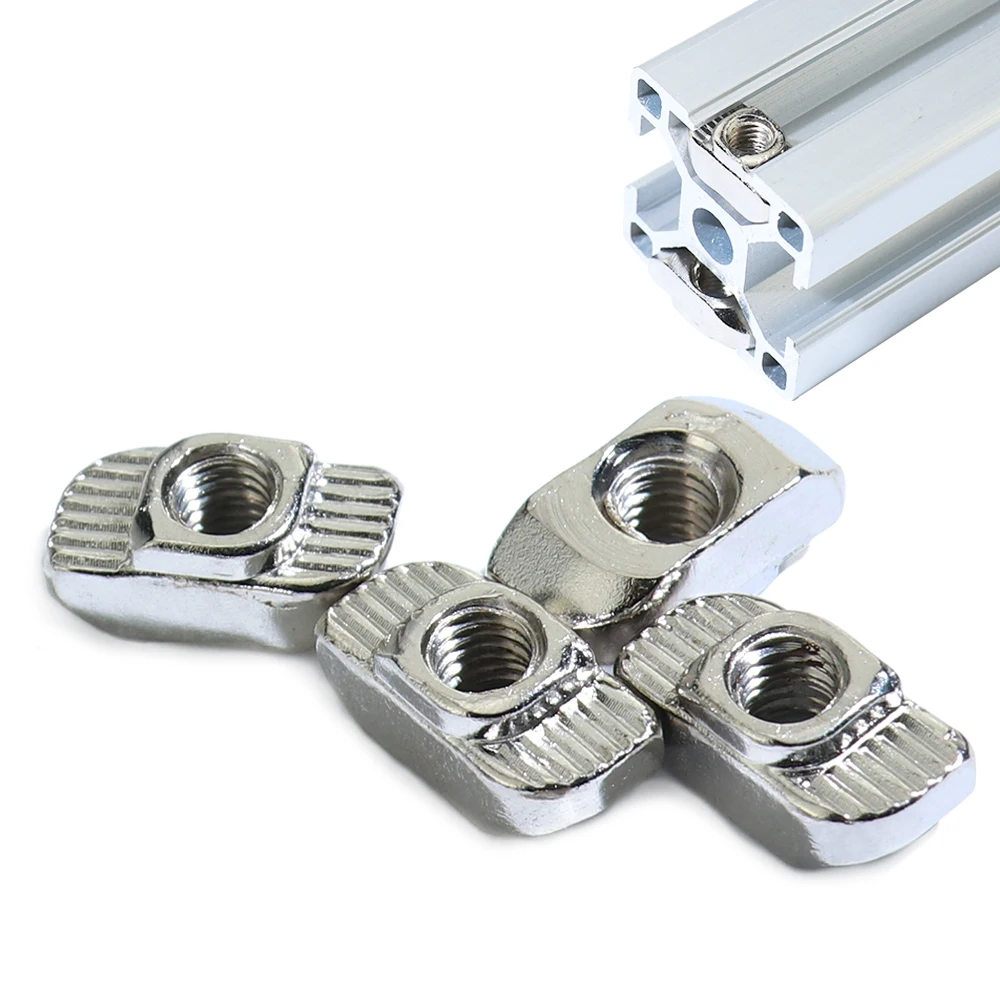 

20 50 Pieces 2020 3030 Series M3 M4 M5 M6 Thread T Nuts Hammer Head Fastener Nut for 20 30 Aluminum Extrusion Profile T Slot