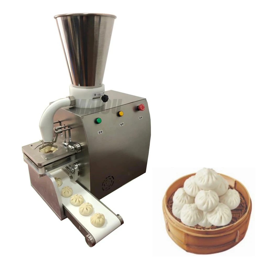 

Commercial Steamed Bun Momo Making Machine Automatic Dumpling Dim Sum Maker Machine