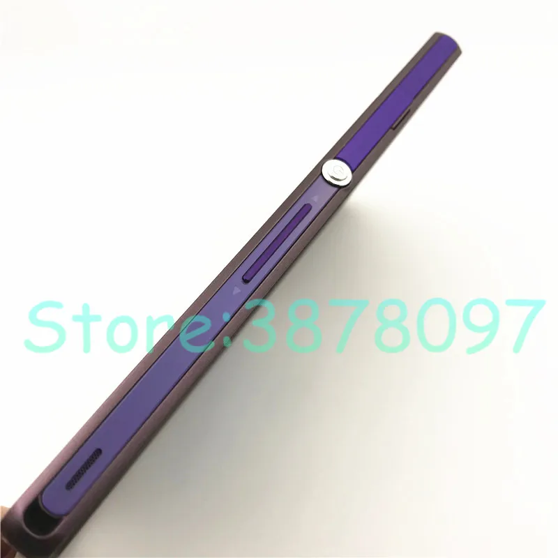 Для Sony Xperia Z L36h C6602 C6603 полный корпус передняя рама боковая полоса порт задняя