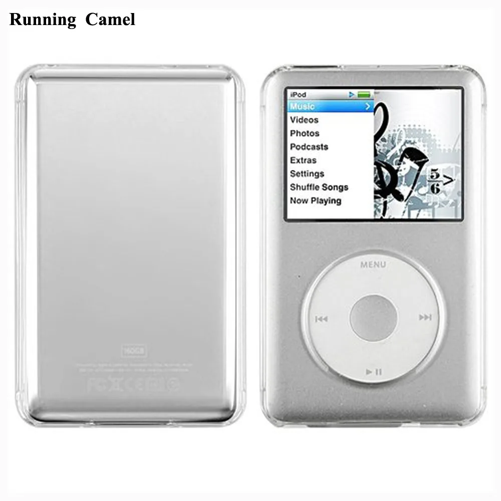 Crystal Clear Full body Protective Hard Case For iPod Classic 6th 7th 80GB 120GB 160GB iPod Video 30GB Cover(10.5mm Thickness)