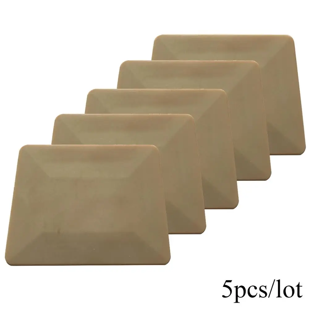 gold 5pcs 5 шт., автомобильный скребок для обертывания, пинг-инструмент, угловой скребок, скребок, золотой, красный, трапециевидный двойной, мягкий скребок A50 - Цвет: gold 5pcs