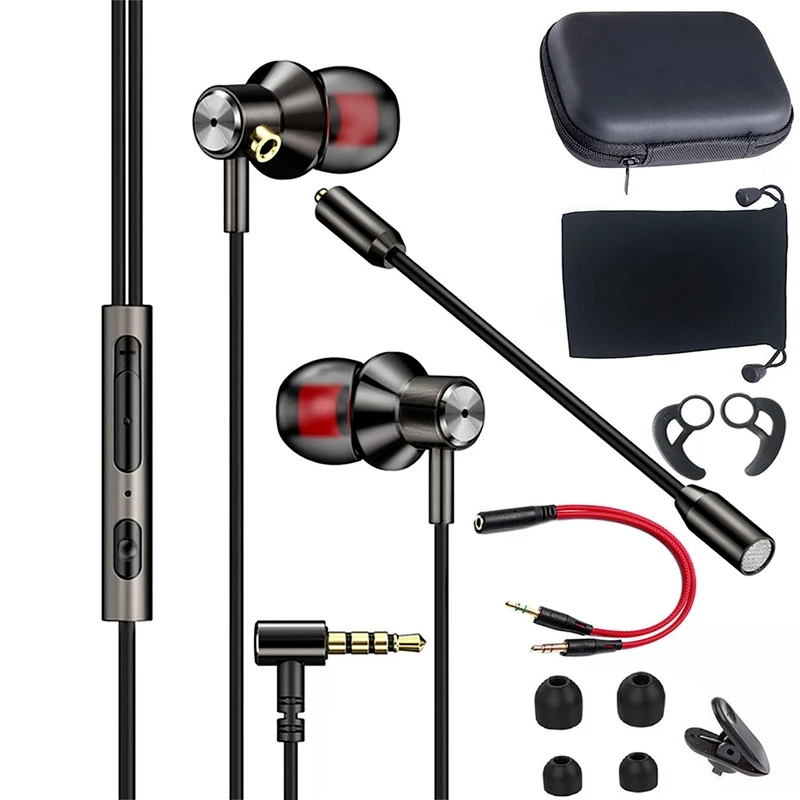 

Headset with game connector, helmet with noise cancellation function, stereo, with wire, with microphone