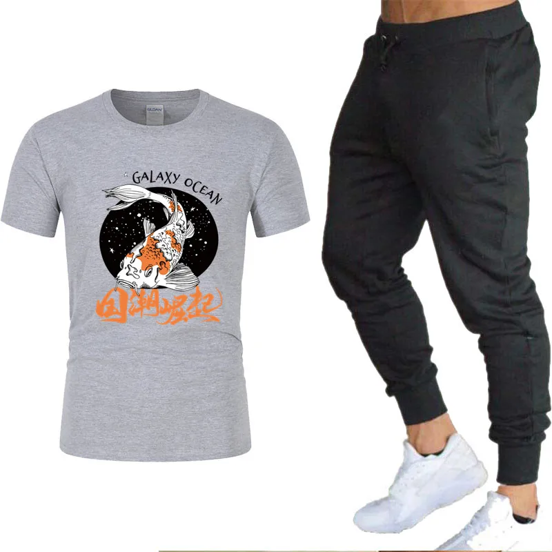 

Men's Spring And Summer Latest Street Sports Fashion Short-Sleeved T-Shirt Breathable And Sweat-Absorbent Fashion Printing