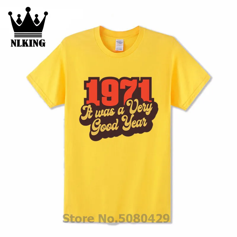 День благодарения 1971 это был очень хороший год письмо короткая футболка Мужчины