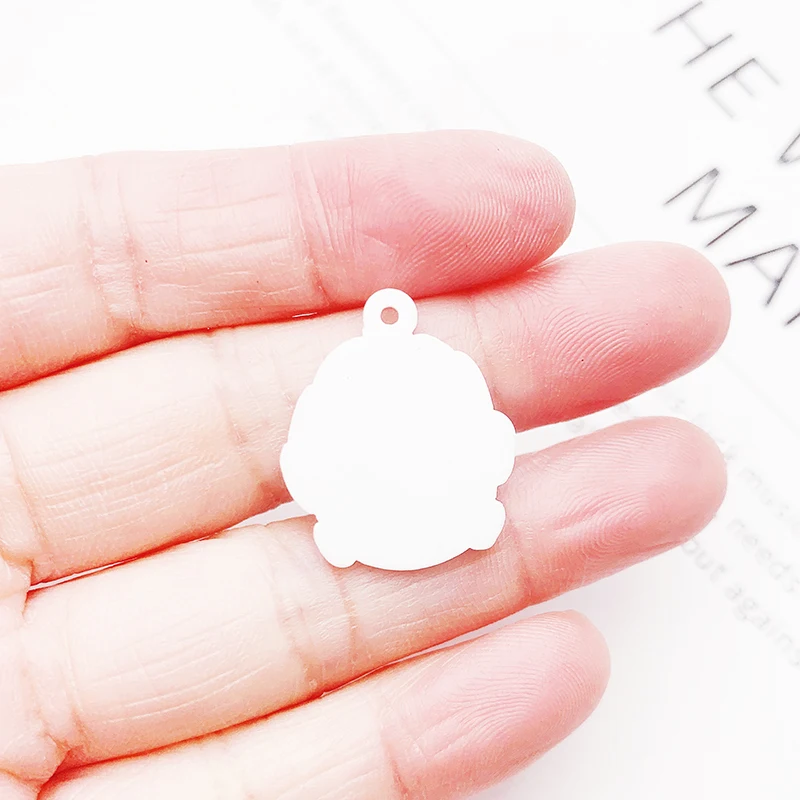 Подвески Акриловые 10 шт. подвески из эпоксидной смолы для кошек клоунов сережек