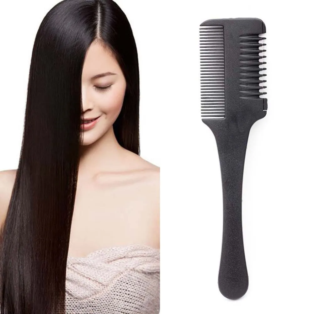 

Non-Slip ABS Professional Thinning Dual Use Hairdressing Styling Tool Shaved Comb