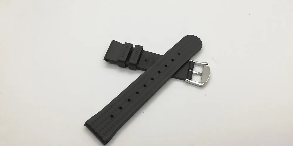 

MM300 SBBN015 SOFT Rubber Waffle Watch Band for 22MM V3