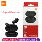 Оригинальные наушники Xiaomi Redmi Airdots 2, Tws, с управлением через Bluetooth, миниатюрные беспроводные наушники с микрофоном для телефонов, беспроводные Bluetooth наушники