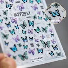 Новинка 5D, рельефный мягкий рельефный стикер для ногтей, Рождественский свитер, белая фотография, украшение для ногтей