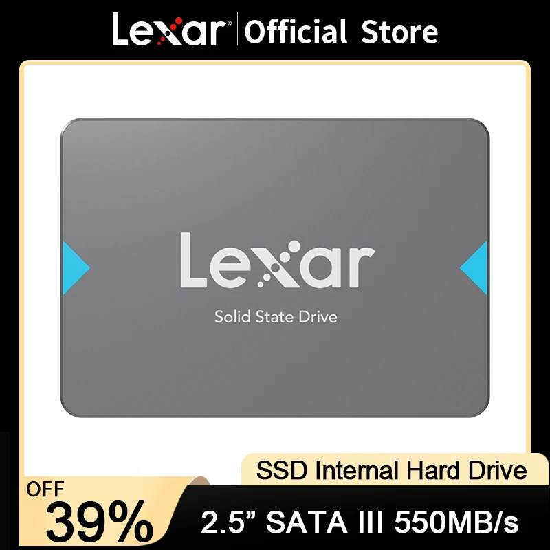 Жесткий диск Lexar NQ100 SSD для ноутбука 240 ГБ 480 SATA III Внутренние жесткие диски Professional 3D