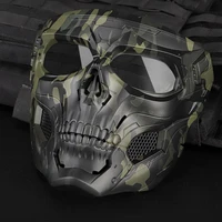 tactical best airsfot skull full face mask for airsoft face shield paintball accessory protective mask speedqb wargame gear