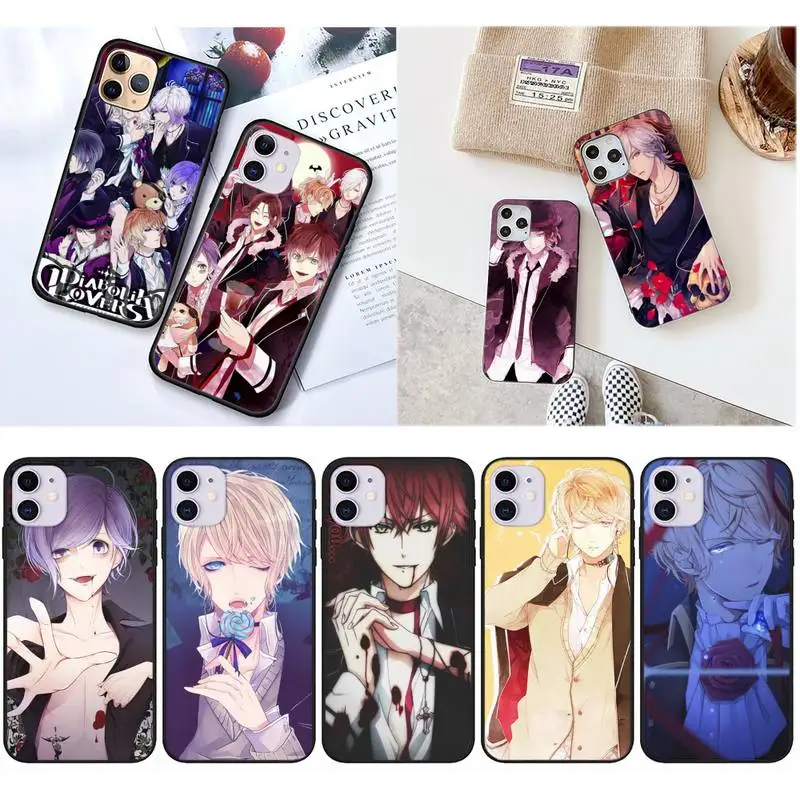 

Anime DIABOLIK LOVERS Phone Case For iPhone 12 Mini 11 Pro XS Max X XR 7 8 Plus