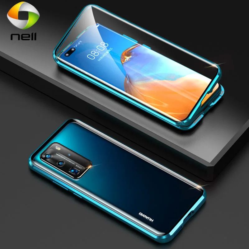 

Магнитный чехол для huawei p40 pro lite Mate 40 Pro P30 pro Mate 30 honor 30 pro plus, Чехлы, чехол с полным покрытием 360 градусов, чехол для телефона