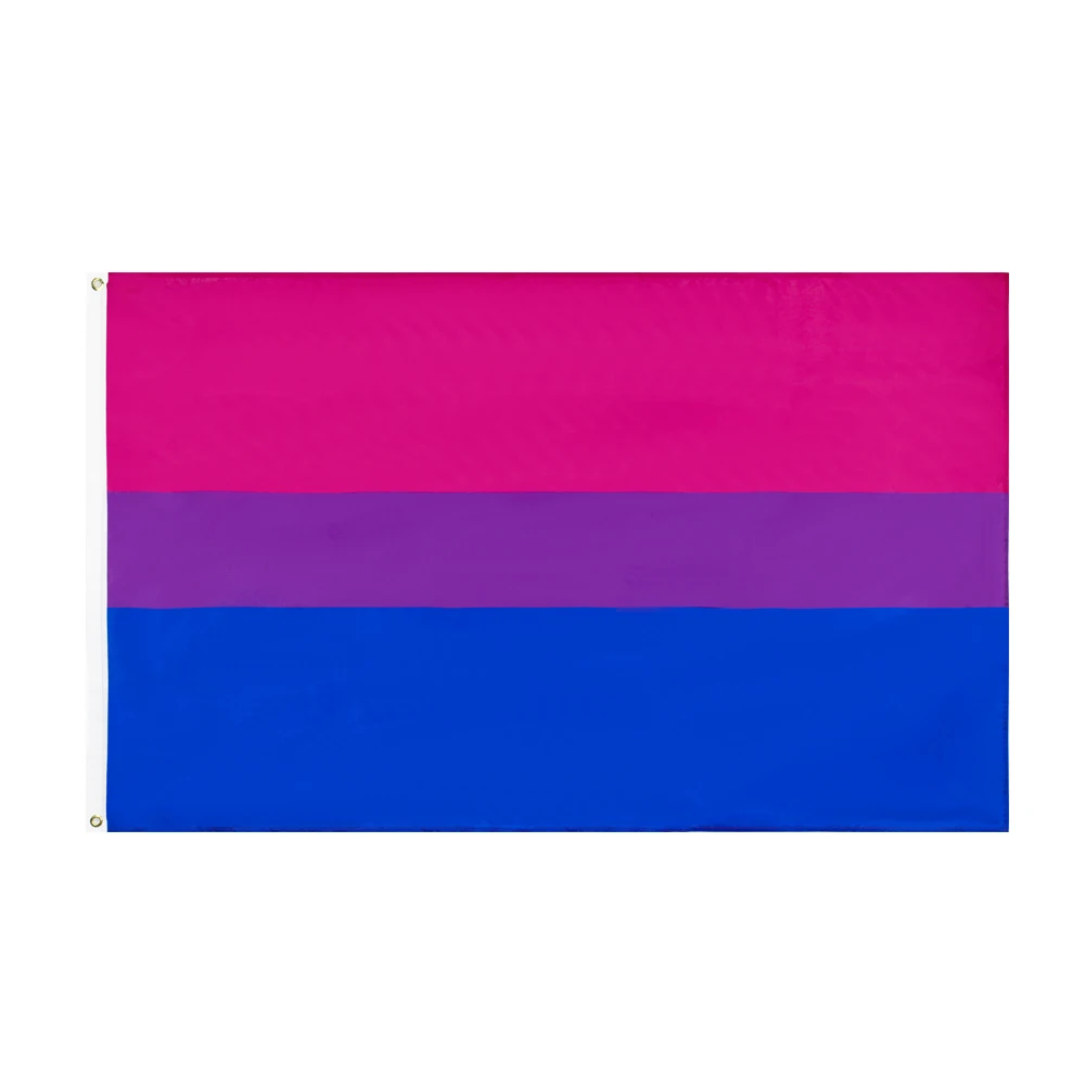 

Dsflag3 X 5 ФТ 90x150 см ЛГБТ Bi бисексуальный Прайд флаг бисексуалов для украшения