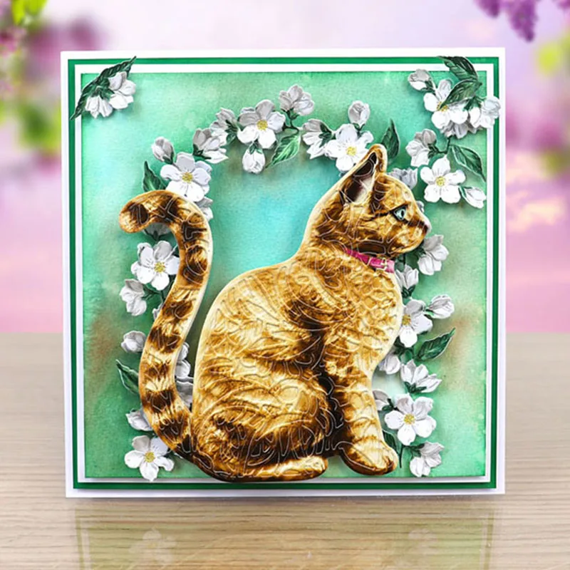 Металлические режущие штампы для изготовления открыток скрапбукинга тиснение