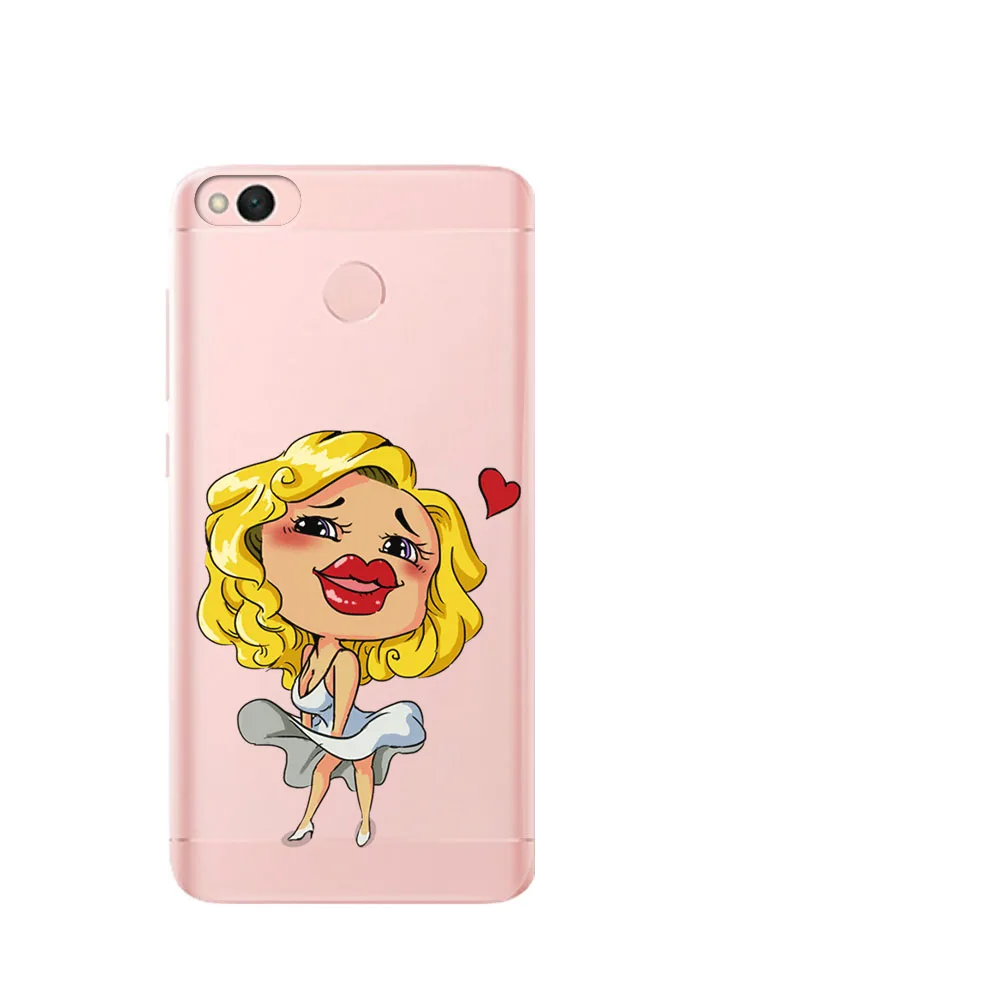 Marilyn Monroe For Xiaomi MI 8 Redmi Note 5A Coque 4X 6 6A 4 4A Mi A1 5X Silicona Casos Para Case Capinha Etui Cell Fundas Capas |