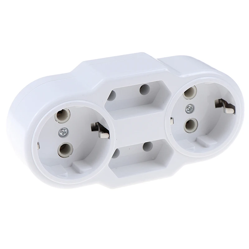 

Multiple Plugs Adapter Distributor Multiconnectors 4 -fold Euro Connectors EU Type Conversion Socket Power Adapter