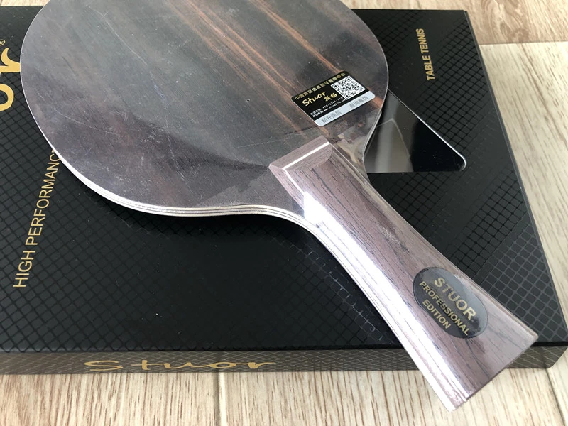 Stuor Ebony 7 слоев чистого дерева ракетки для настольного тенниса пинг-понг профессиональный тренировочный нож