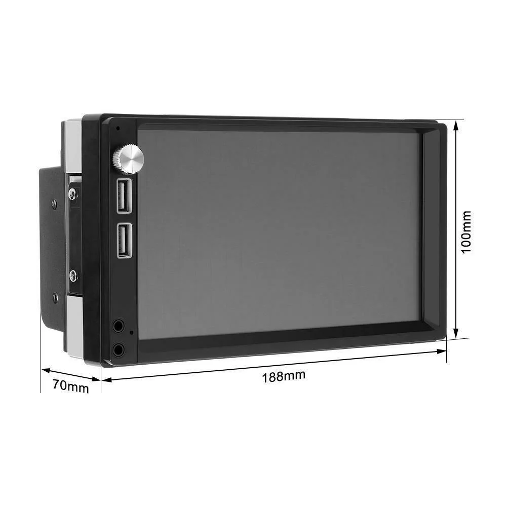 7 дюймовый автомобильный MP5 плеер с GPS Android 8 1 Full HD 1080P DVR WiFi G сенсор