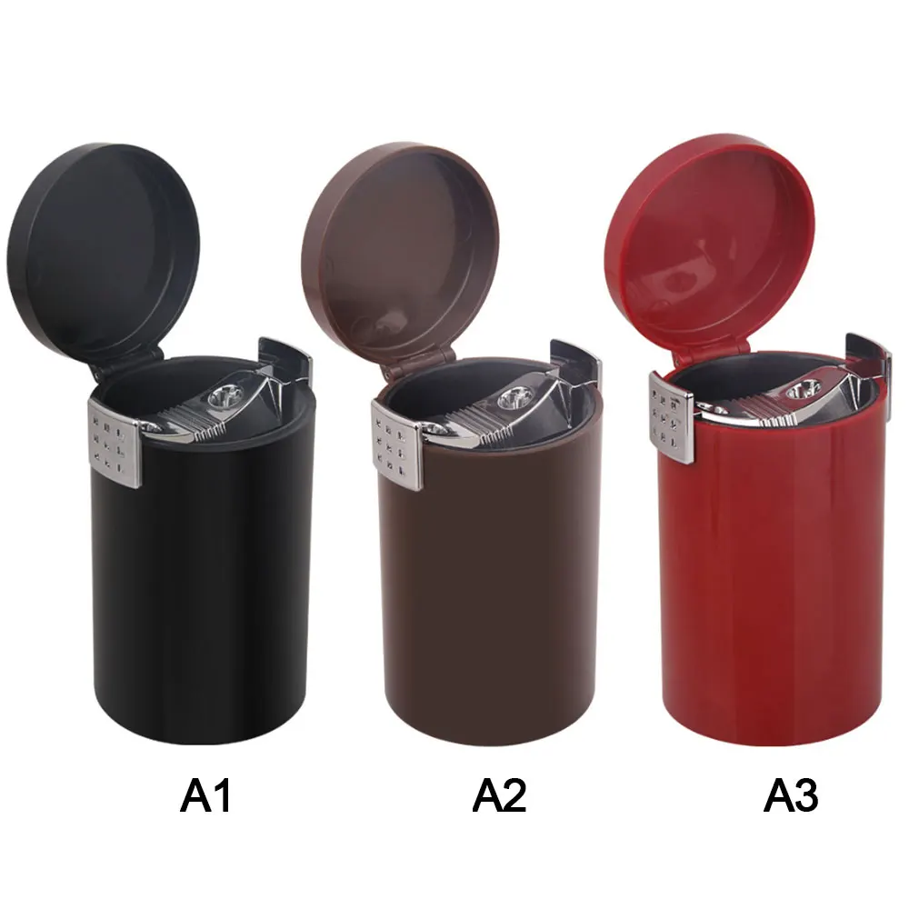 Автомобильная пепельница подставка для сигарет и дыма портативный контейнер