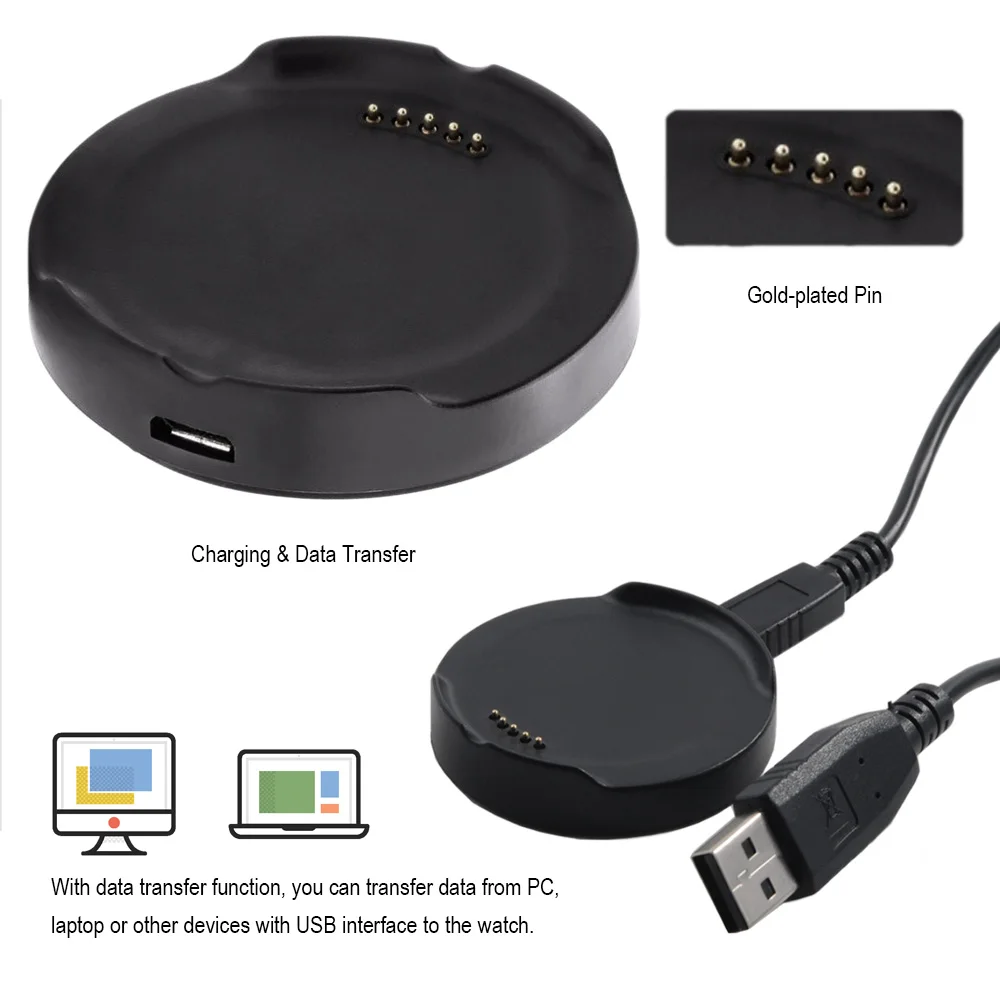 Смарт часы Магнитная зарядная док станция для LG G Watch R W110 с usb интерфейсом зарядный