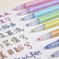 painting supplies double line pen 8 colors per set outline pen fluorescent color pen drawing supplies stationary supplies