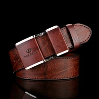 New men's belt korean fashion smooth buckle business casual belt fashion young men's trouser designer luxury brand belts