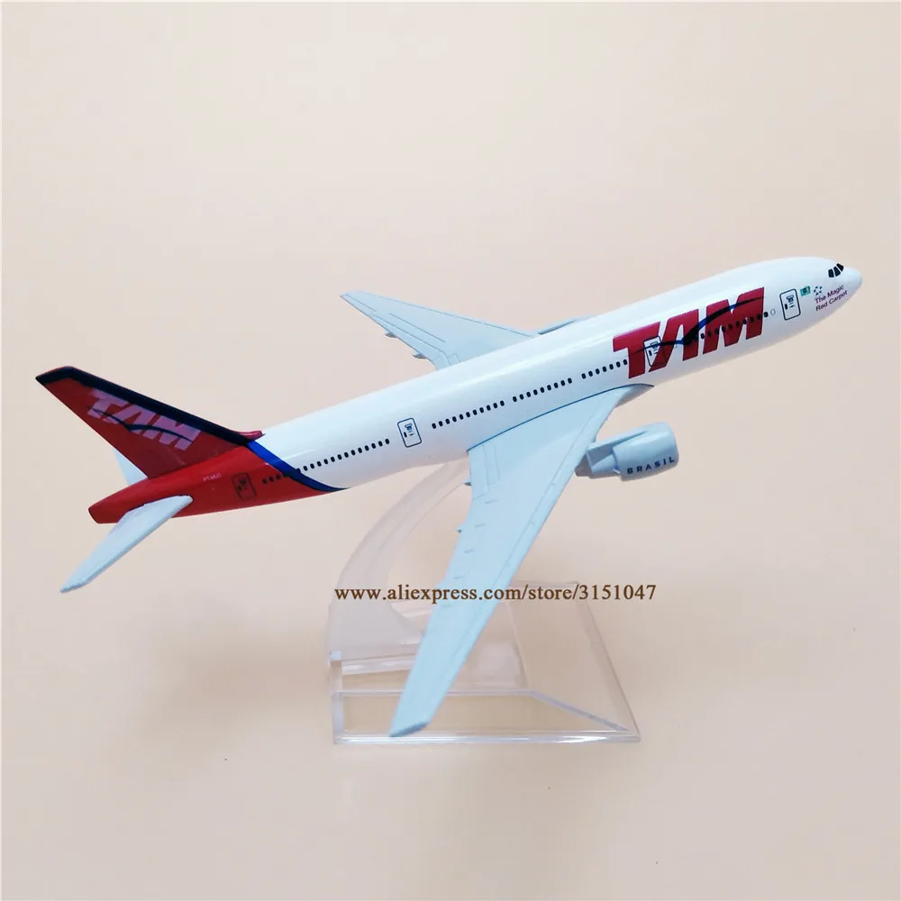 16 см воздушный Бразилия TAM B777 Boeing 777 дыхательные пути авиакомпаний металлический